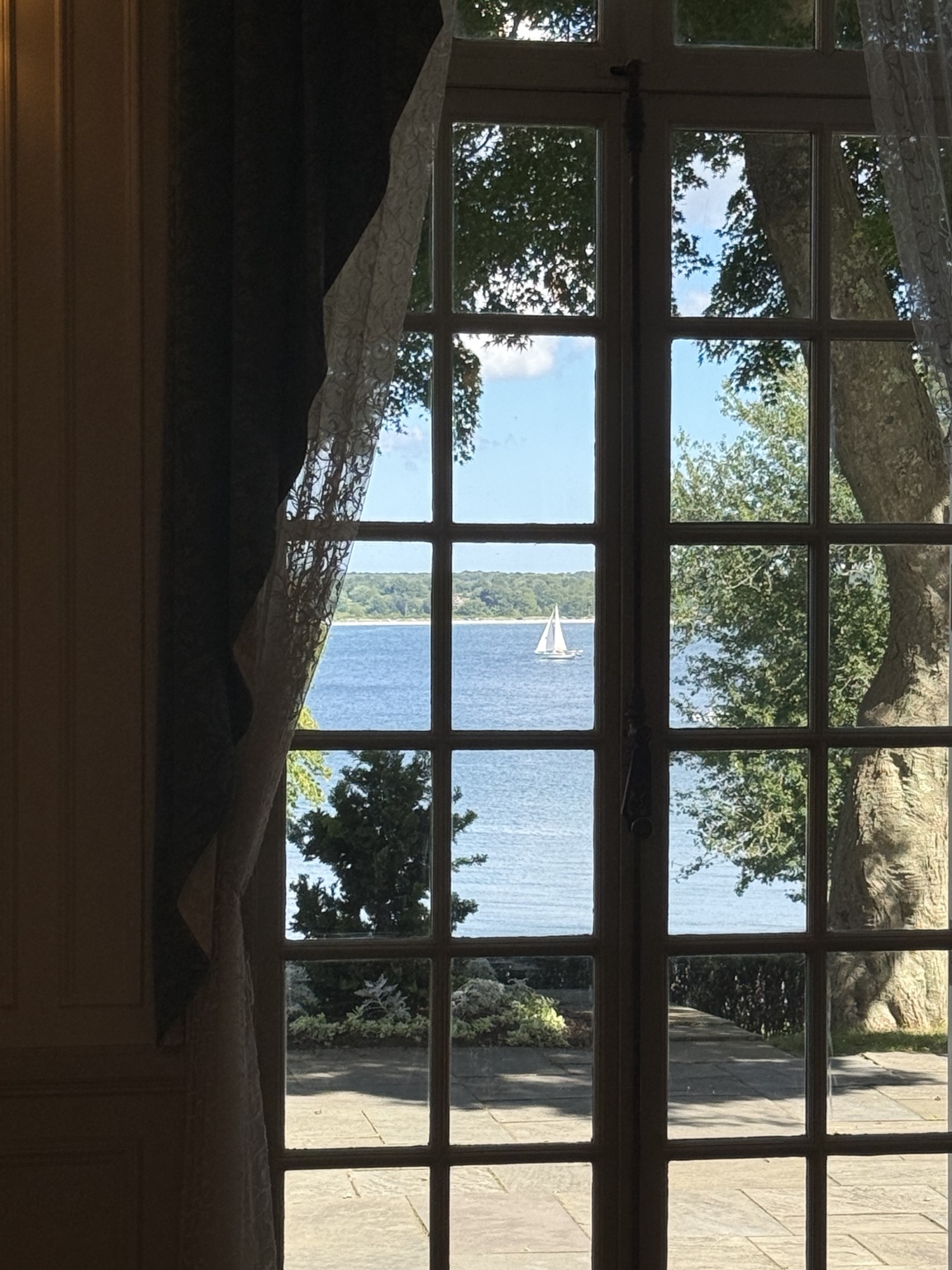 Water view from inside Glen Manor